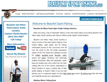 Tablet Screenshot of beaufortsportfishing.com